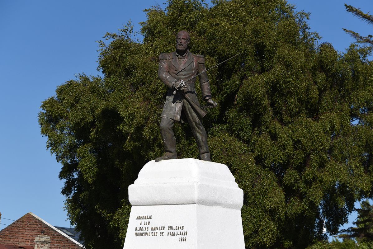 12B Statue Homage To The Glorious Navy Of Chile In Punta Arenas Chile